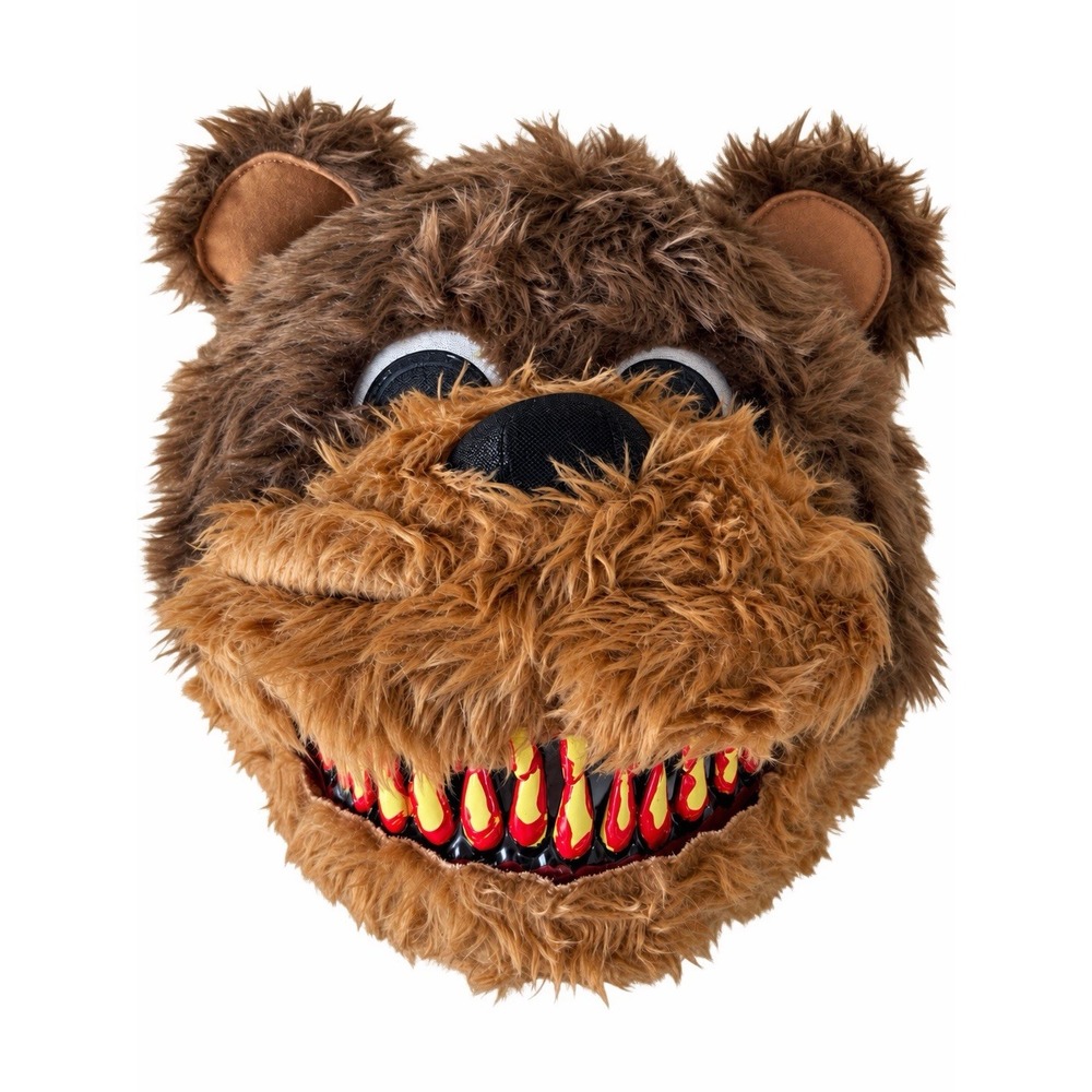 Spirit Halloween Bear Killa Mask 2017 Discontinued Furry Scary Teddy